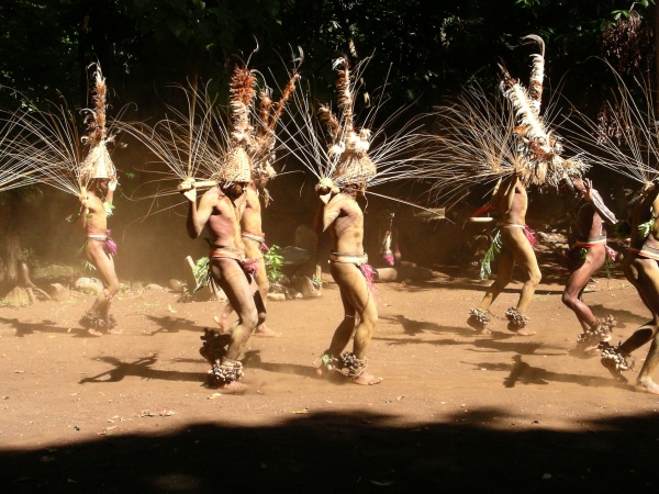 A traditional dance on Wala Island.