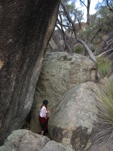 Cue pan-pipes, "We never saw her again!"
Oh sorry, this was Wave Rock ....