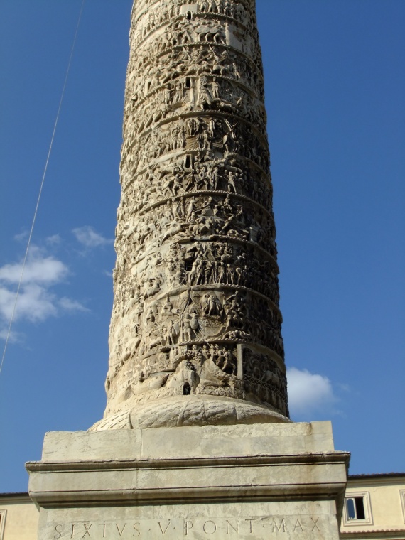 Column of Marcus Aurelius, Piazza Colonna, Rome, c.193 AD