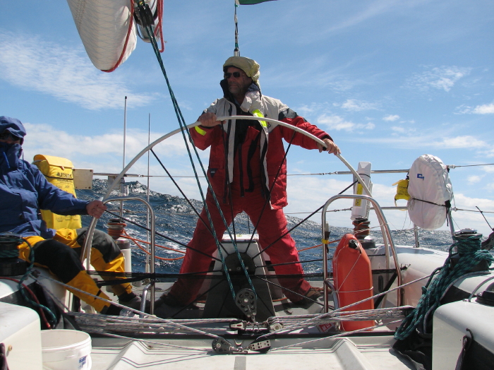 Outside the Derwent River, heading for Port Arthur. 2nd Jan'13 3-42pm