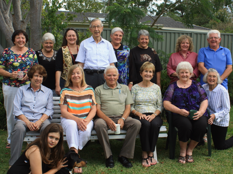 Margaret, June, Kate, Ian, Bluey, Lizzy G, Suzy, Bill, Anne, Jane, Alfred, Kathy, Amelia, YouKidMe, Leia & new friend Coach! (I am in other people's photos)