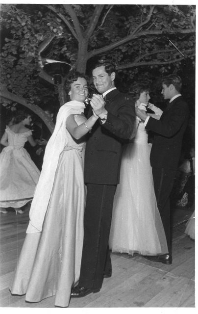 Jaime and his date at a formal ball in Santiago, Chile.  (Mind you, I never even saw him in a tux until we attended a 50th anniversary party in Richmond ten years ago!!)