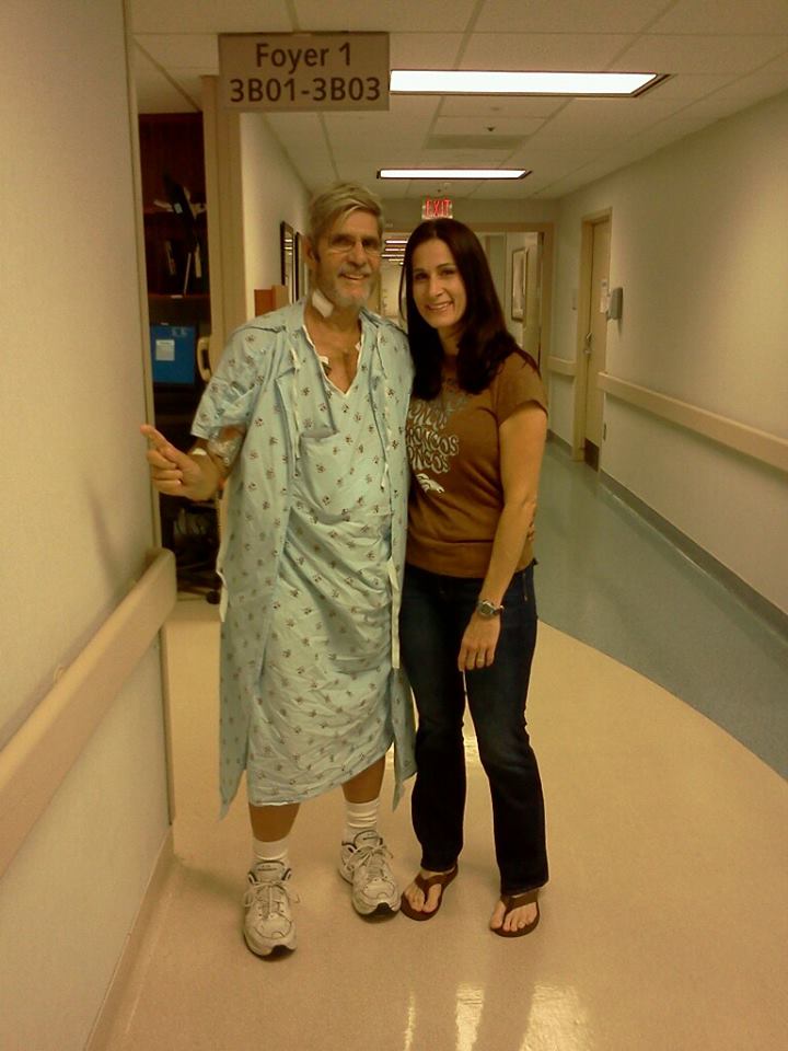 This is the photo that inspired me to custom design a gown for Rob!  Some rather snide remarks were made about Rob's outfit on Facebok!  Here's a message from Kathy: "Please tell everyone there how much I miss them. I hope to get back to participating there again as soon as Rob gets out of the hospital."  