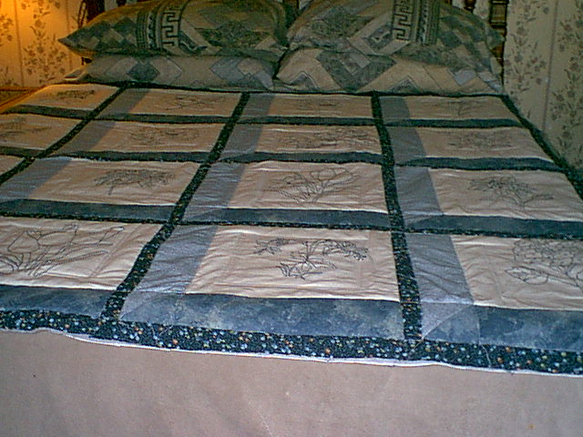 4.But I had rather be finishing this quilt, mistakes and all, than have it unfinished in a box on a shelf. 