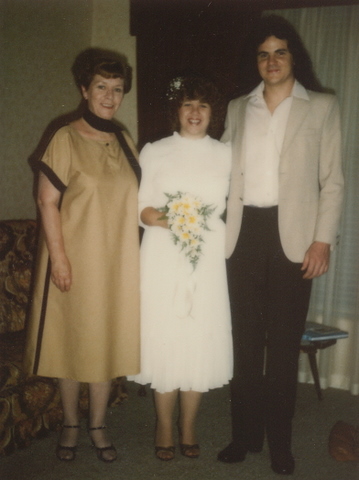 This is almost 25 years ago on our wedding day, 7th Jan 1983.
It was a 42C day, which is 108F!