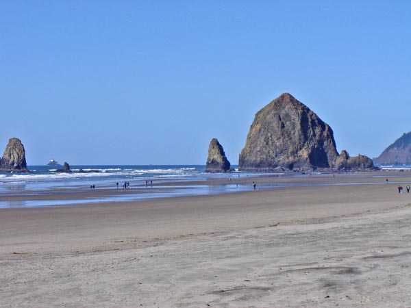 The most photographed beach in Oregon.  - Usually at Sunset.