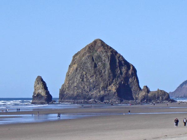 It is not as big as Morro Rock in California.