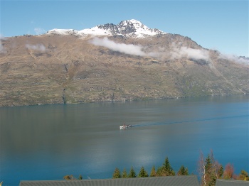 This was part of the view from our deck in Queenstown, NZ