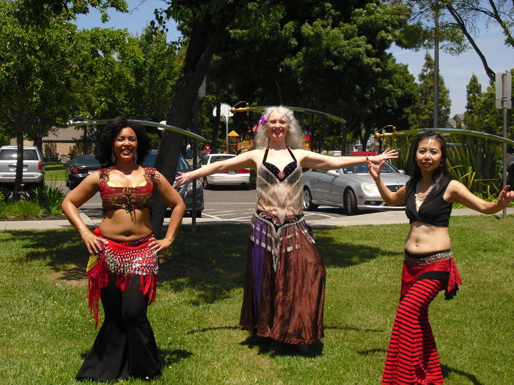 Crystal and friends at Emerald Fest