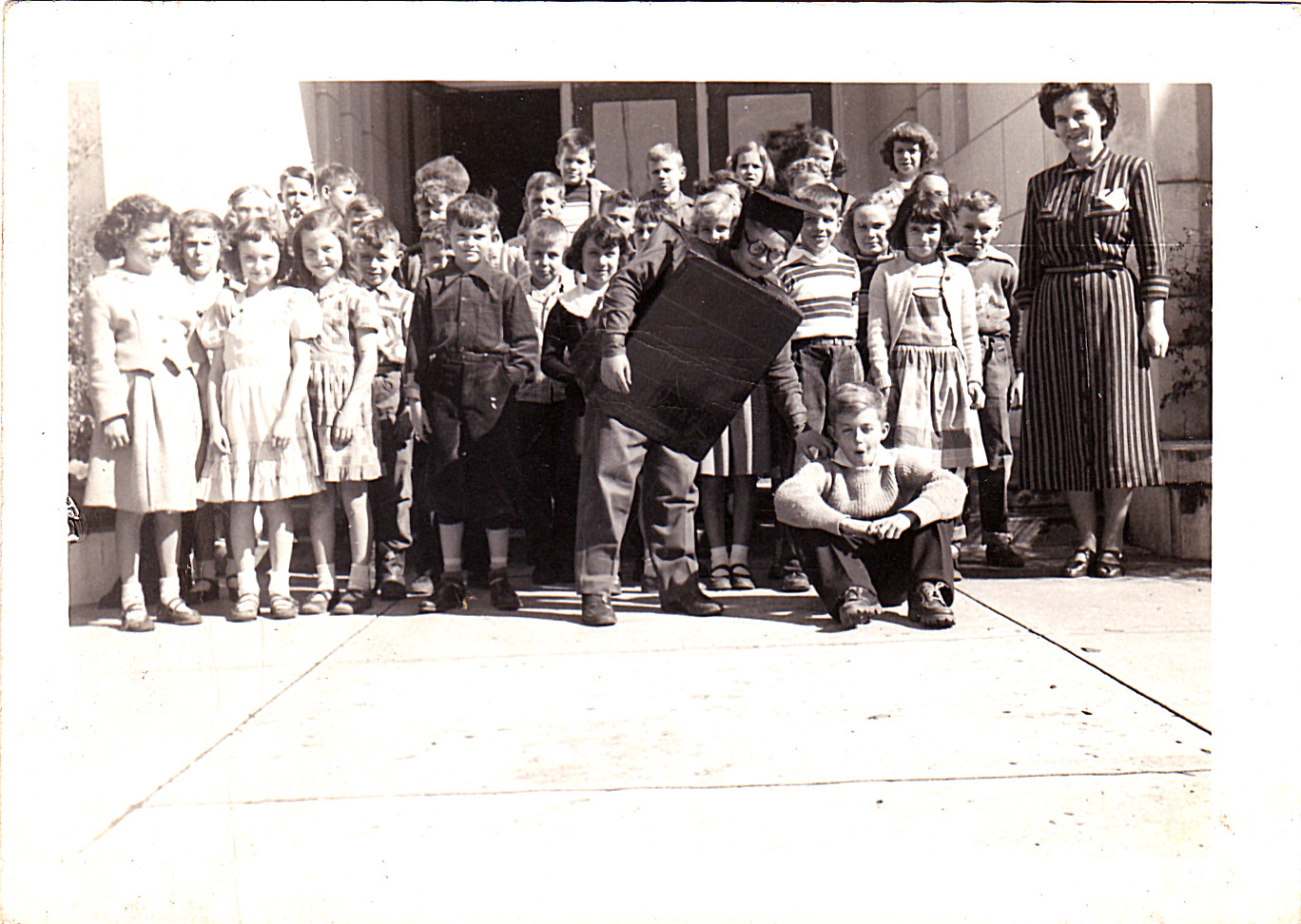 My fourth-grade class, after presenting a program about (I think) "Our Friend the Dictionary"