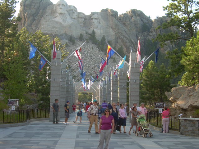 We finally made it to South Dakota and Mt Rushmore. What a sight. Awesome.