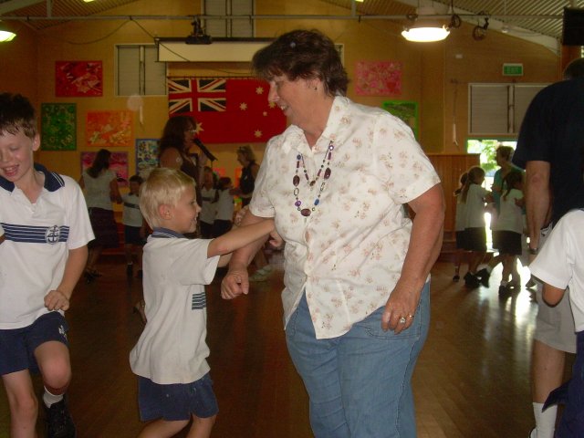 	
24/03/2011 at Jay's school. A dance day for grandparents.