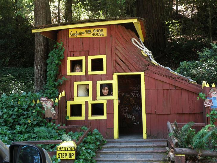 at Confusion Hill. Back in the 40s, this was made as a float for a parade. Back then, they made things to last.