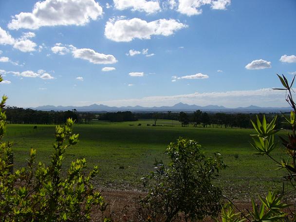 The Stirling Ranges taken from the Porongurups, near Mount Barker, 50kms from Albany.