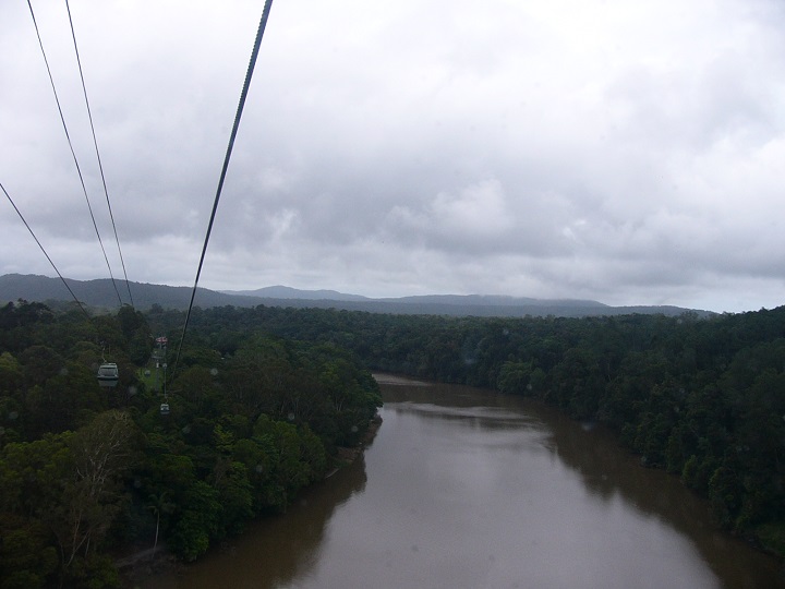 The Kuranda Skyrail at Cairns.