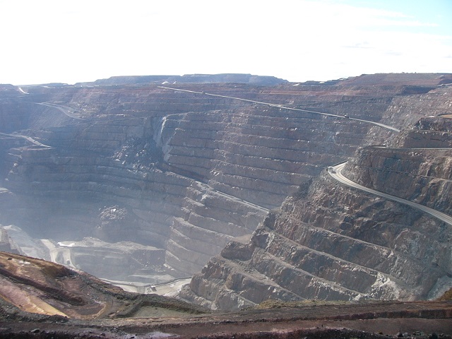 The Open Cut Gold Mine which made Kalgoorlie famous.