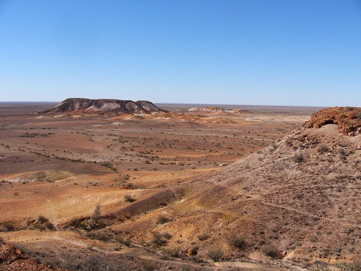 Some of the beautiful landscape near Coober Pedy