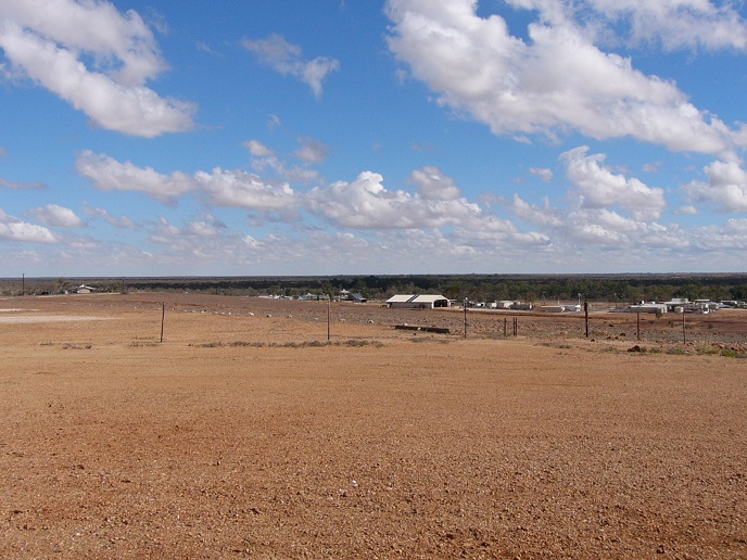 Another stop-over at Innamincka on another rough runway.