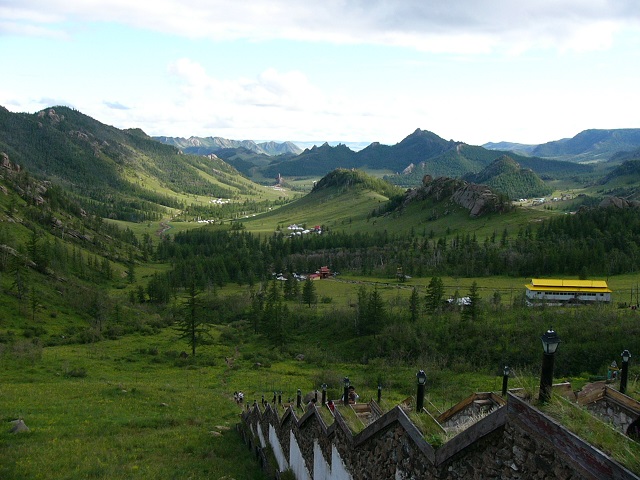 The view from the Temple.