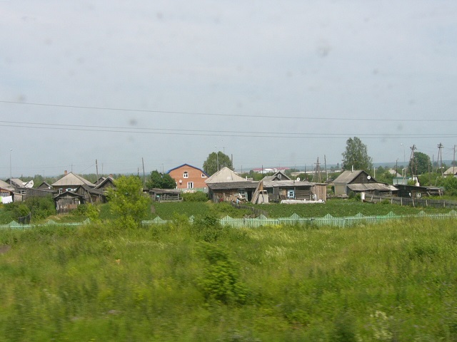 Typical of the towns along the Siberian railway.