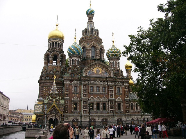 St. Petersburg - The Church of the Spilled Blood, Emperor Alexander second. There were also a lot of reminders of Nicholas second and his family in both Ekaterinburg, where they were murdered, and St. Petersburg.