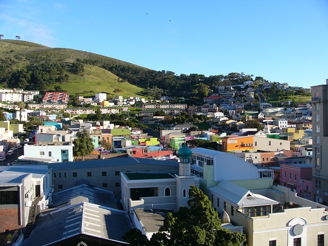 A view of Cape Town from my hotel window