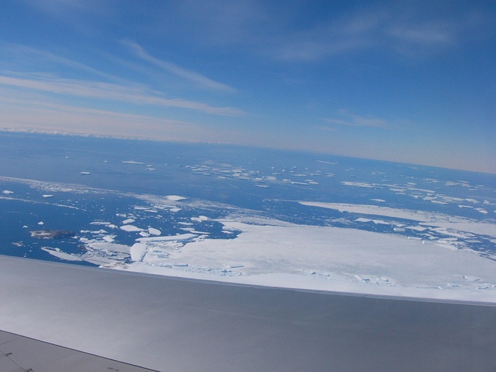 The pilot would dip the wings of the plane to give us a better view