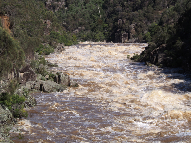 Upstream taken from the Suspension Bridge