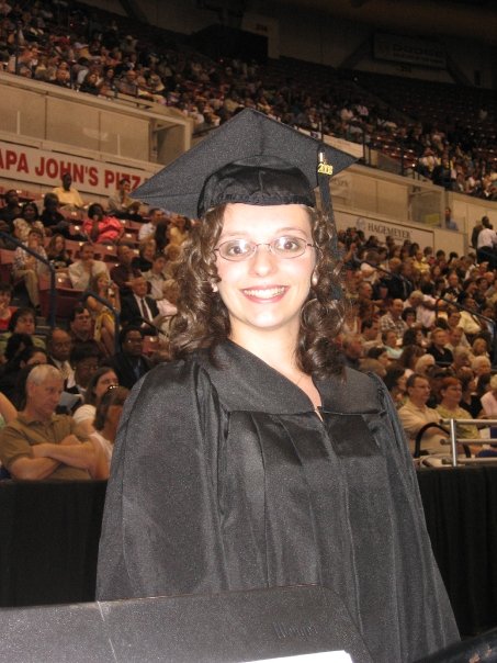 My DIL Cathy at her graduation from Charleston Southern University 5/3/08