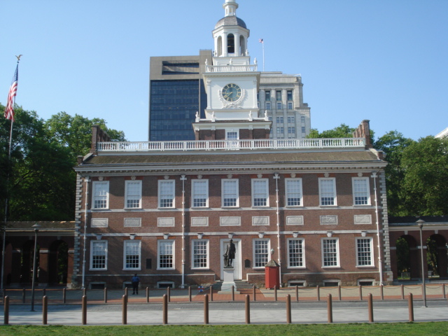 This is the building where all those important American documents were signed. You know the ones. The documents which recent American governments have often ignored.