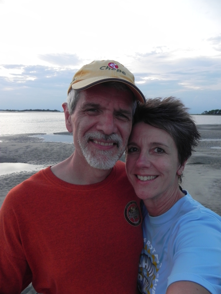 Selfie on the beach.