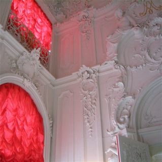 The light inside this white room was wonderful.  Catherine Palace, St Petersburg.