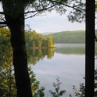 A lovely peaceful morning at North Bay, Ontario.