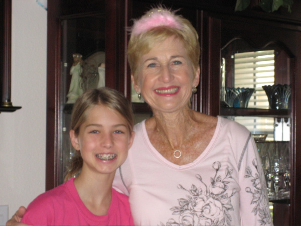 Kathy and her oldest granddaughter, Eden - aren't they regal looking!