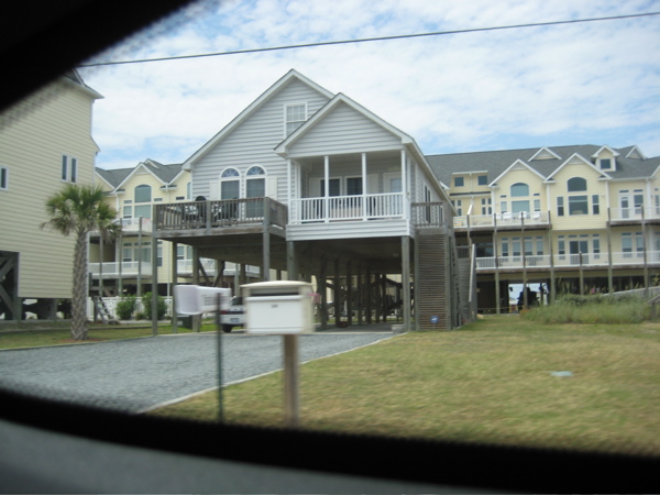 And here's a house on stilts.