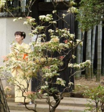 Standing at the door of a Temple