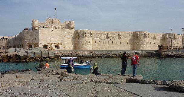 Qaitbay citadel, one of the most important strongholds on the Mediterranean sea.