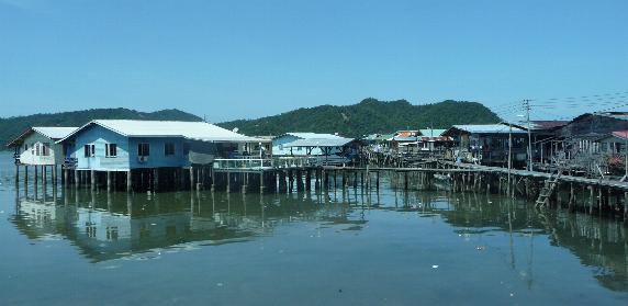 These people have lived here over the water for generations in Sandakan (and other areas in Asia)