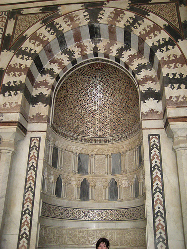 An inside view of the Mosque of Cairo Citadel.
Cairo/Egypt-Jan.2008.