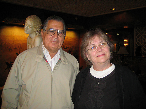 Kathy and myself welcome them in "Mariot Hotel" .
Cairo/Egypt-Jan.2008.