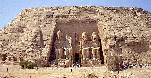 Abu Simbel Temple in Upper Egypt 