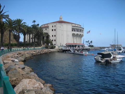 View of Catalina Theatre and Casino.