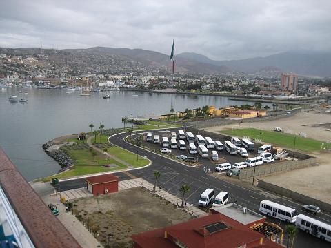 Arriving to Pasadena Port Mexico.General view of Port.