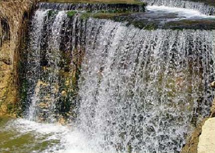 Water Falls in Wadi El Rayan El Fayoum Egypt.