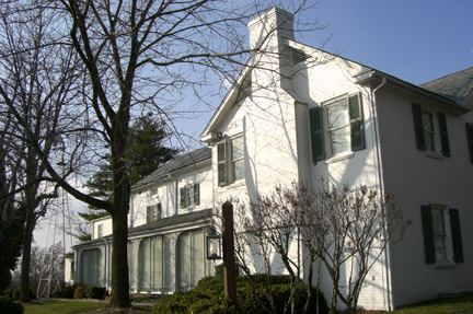 Rear of Eisenhower home