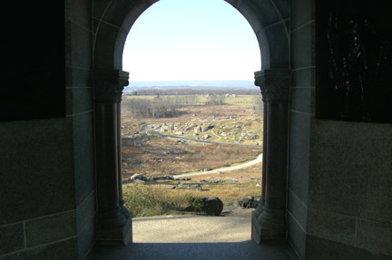 From New York monument, battlefield and Devil's Den