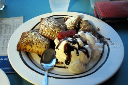 Dessert at the ball game