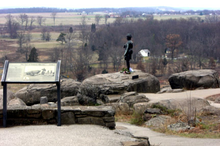 General Warren on Little Round Top