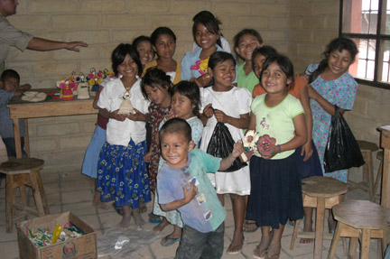 Some kids from the village.  They loved having their pictures taken!