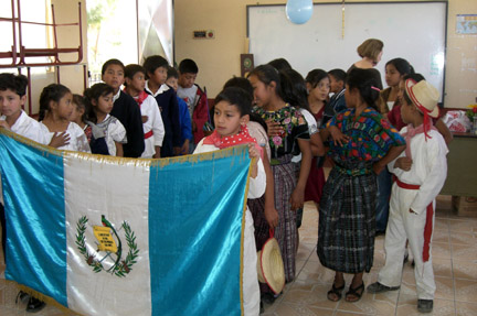 Our visit to a local school.